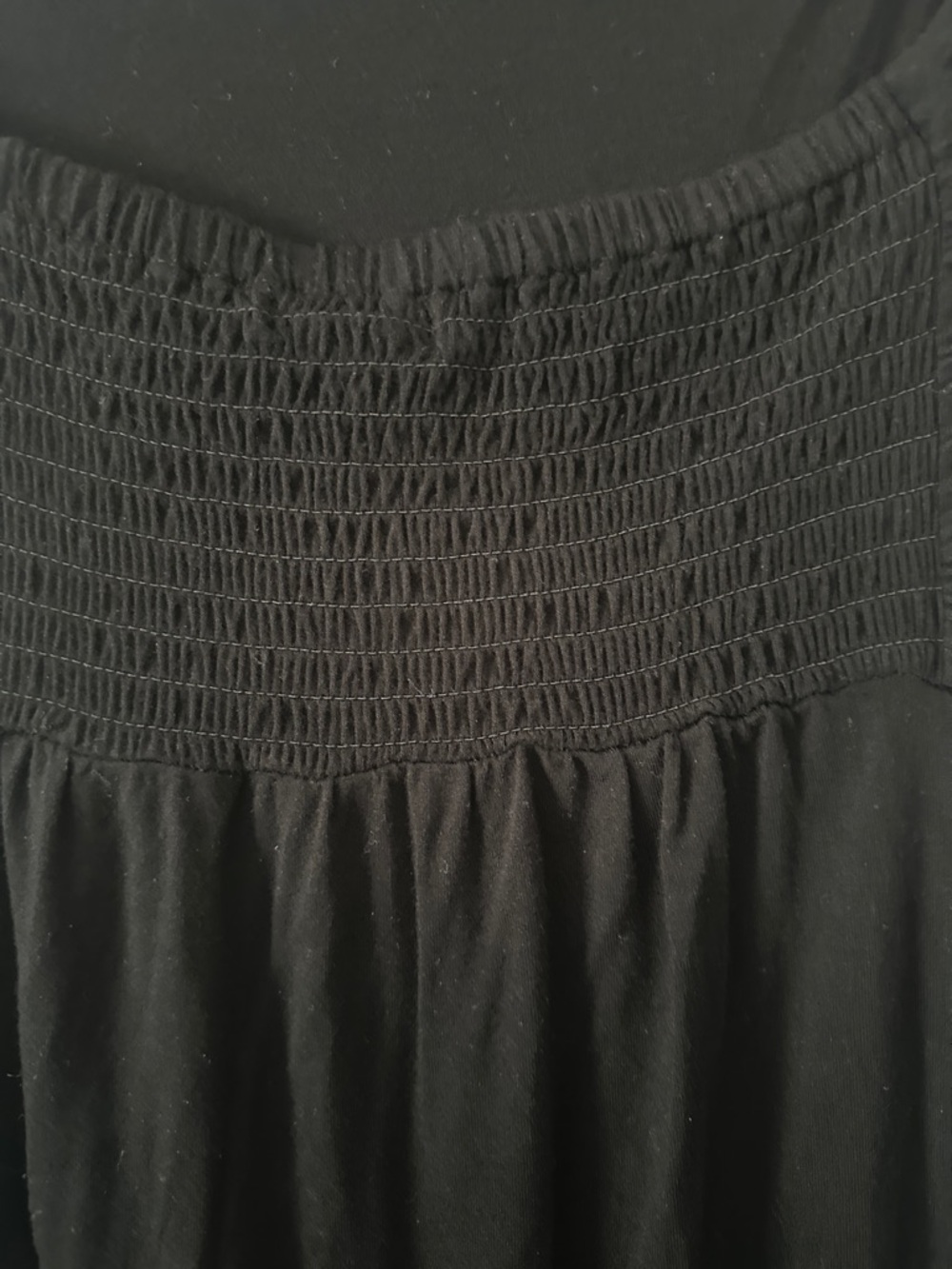 Strapless Black & White Chevron Maxi Dress - Picture 5 of 5